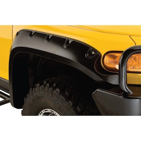 Bushwacker 07-14 FJ CRUISER POCKET STYLE FENDER FLARES - FRONT PAIR ONLY 31063-02